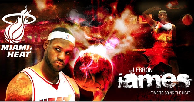LEBRON JAMES MIAMI HEAT