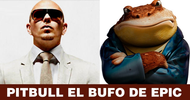 PITBULL ES LA VOZ DE BUFO EL PERSONAJE DE EPIC 2013