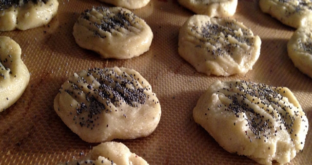 Galletas de agua de rosas