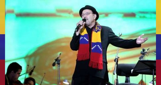 RUBEN BLADES APOYANDO A LOS VENEZOLANOS