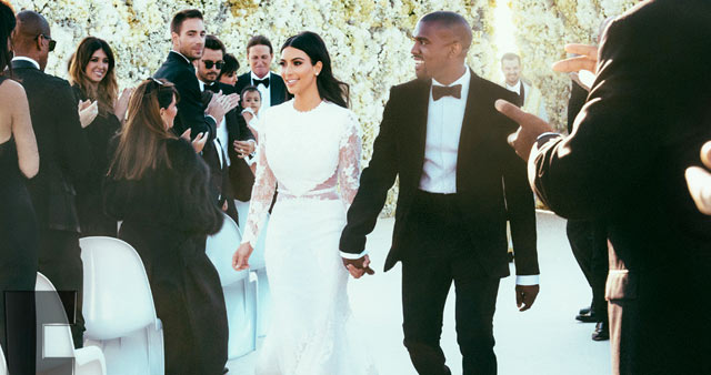 kim kardashian boda 2014